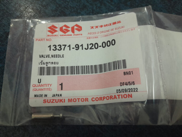 13371-91J20-000 Suzuki Valve,needle 1337191J20000, New Genuine OBM Part