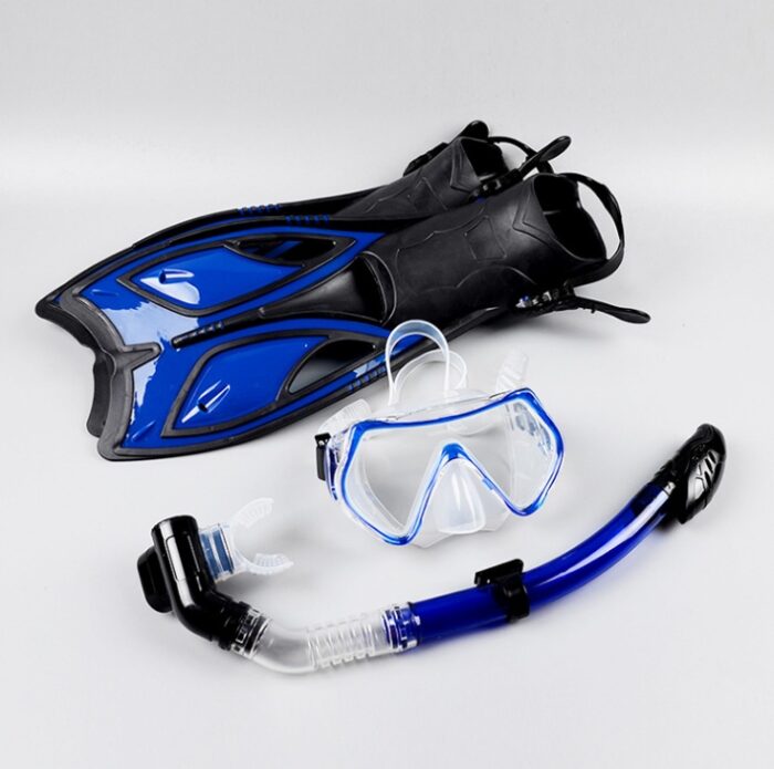 Snorkeling equipment diving three treasures full dry snorkel silicone myopia goggles - Image 3