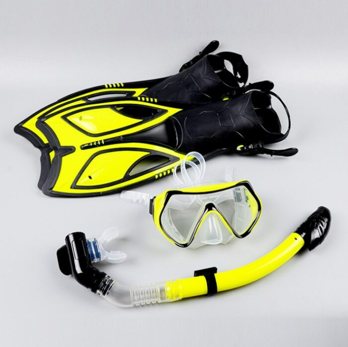 Snorkeling equipment diving three treasures full dry snorkel silicone myopia goggles - Image 5