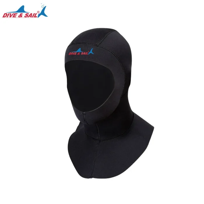 DIVE & SAIL 3MM Durable Stretchable Diving Cap Thermal Hat Surfing Swimming Wetsuit Hood Neoprene Scuba Diving Hood - Image 2