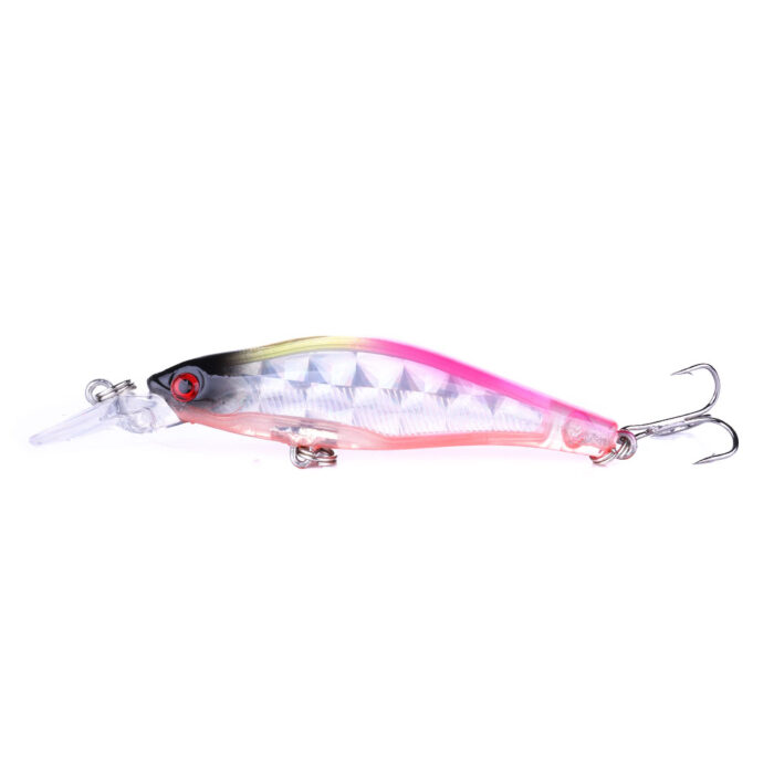 Hengjia 8cm 6.3g Saltwater Deep Diving Far Casting Hard Lure Artificial Baits Crankbaits Minnow - Image 5