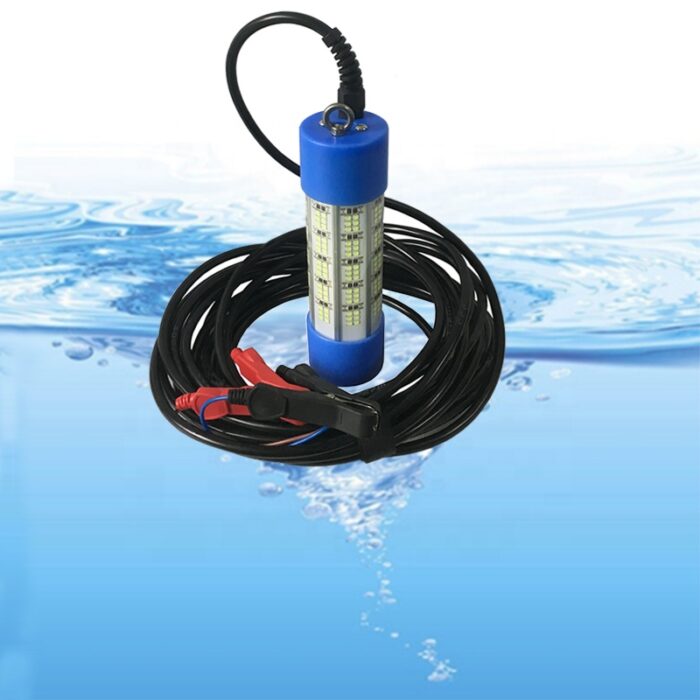 Deep sea 12V  fishing light luring fishing lamp  fishinglights 150W underwater light green White - Image 4