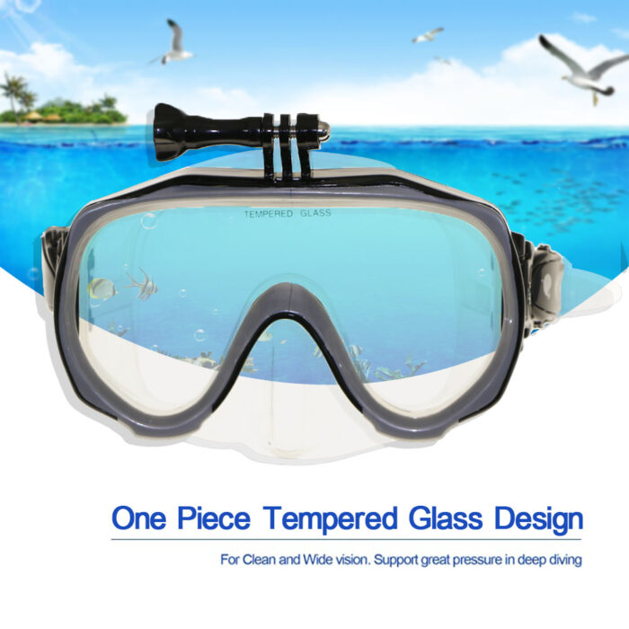 Hot Professional Underwater Camera Diving Mask Scuba Snorkel Swimming Goggles for Sports Camera - Image 2