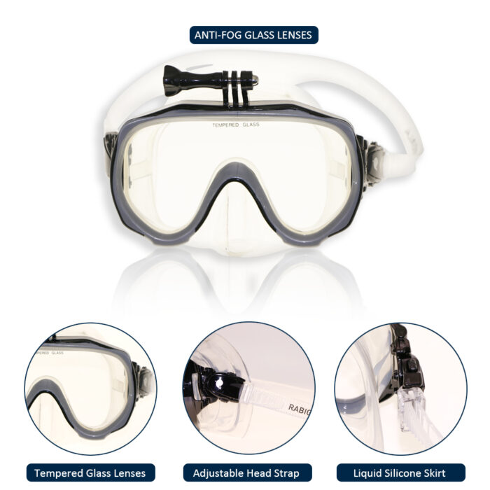 Hot Professional Underwater Camera Diving Mask Scuba Snorkel Swimming Goggles for Sports Camera - Image 4