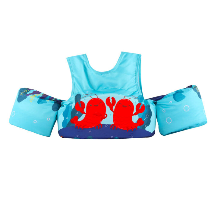 Cartoon Children's Swimsuit Lengthened Arm Swimming Ring Life Jacket - Image 9