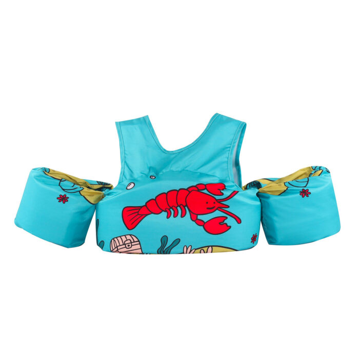 Cartoon Children's Swimsuit Lengthened Arm Swimming Ring Life Jacket - Image 7