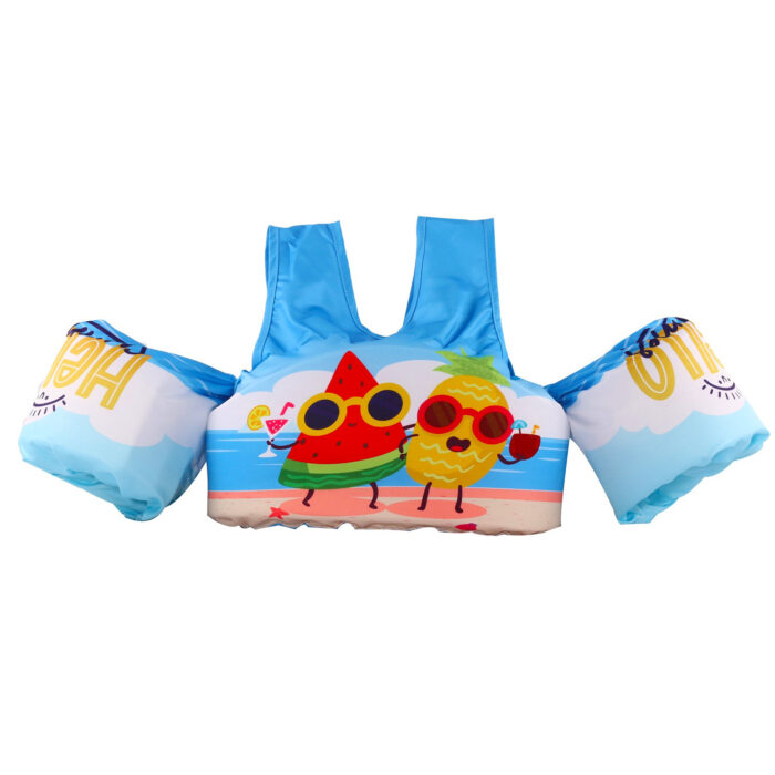 Cartoon Children's Swimsuit Lengthened Arm Swimming Ring Life Jacket - Image 5