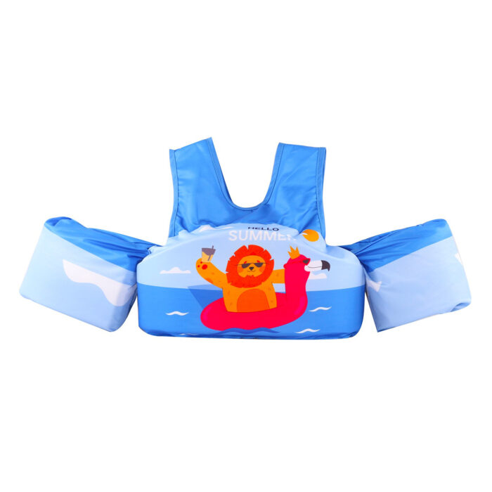 Cartoon Children's Swimsuit Lengthened Arm Swimming Ring Life Jacket - Image 10