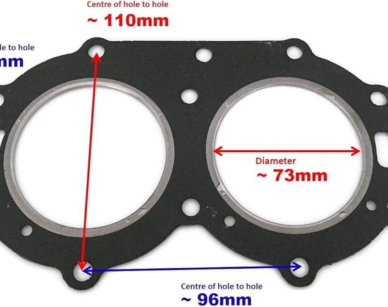 Boat Motor Yamaha Outboard 61N-11181-A0 A1 A2 Cylinder Cyl Head Gasket C30 30HP E25HP 2 stroke Engine