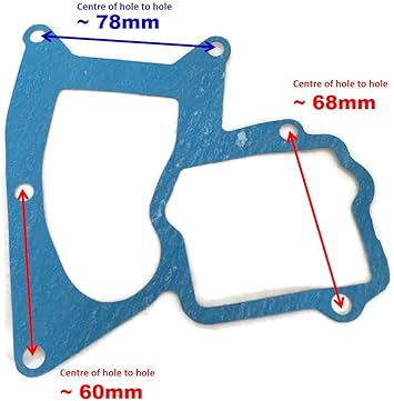 Boat Motor Gasket Manifold 6F5-13645-A0 A1 A2 for Yamaha  Outboard C E 40 40HP 36HP  2 stroke Engine