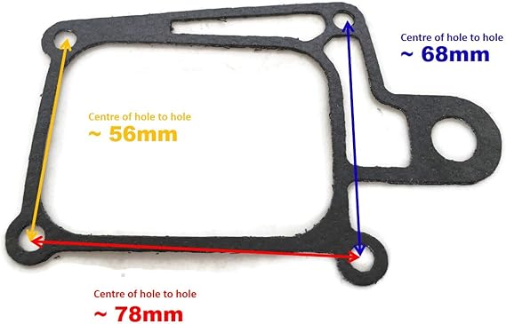 Boat Motor 676-41133-A1 676-41133-A0 0 Gasket Exhaust Manifold 1 for Yamaha Outboard E K 40 40HP 2-stroke Engine