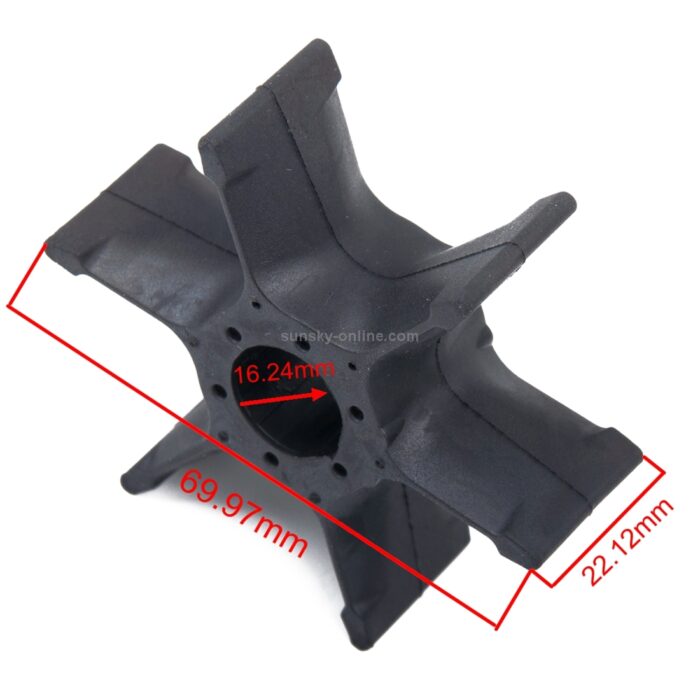 Outboard Water Pump Impeller 6F5-44352-00 for Yamaha C40HP / CV40HP - Image 2
