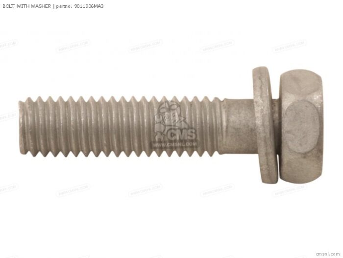 90119-06MA3-00 BOLT, WITH WASHER - Image 2