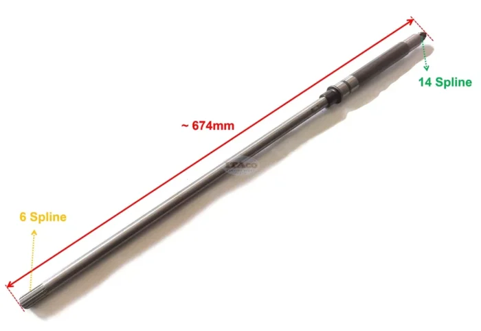 Boat Motor Drive Shaft Short 679-45501-00 For Yamaha Outboard C 40 E40HP Engine - Image 2