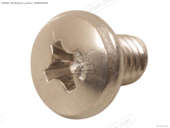 Yamaha 98980-04006-00 - Screw,bind